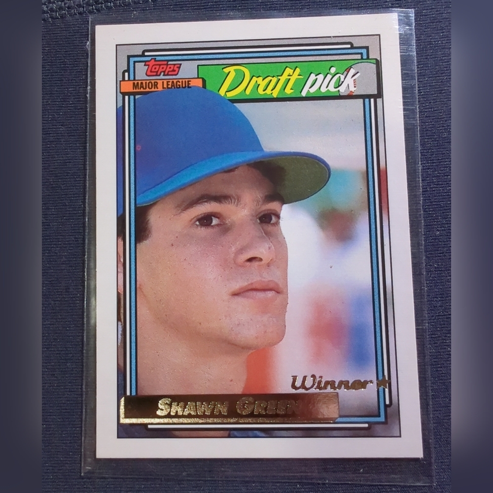 1992 TOPPS WINNER PACK W/ SHAWN GREEN ROOKIE GOLD PARALLEL